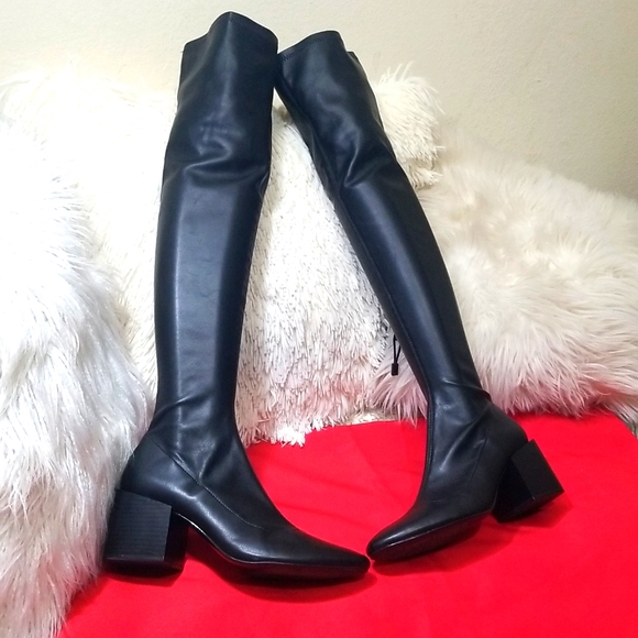 Zara Shoes Zara Over The Knee Boots Poshmark